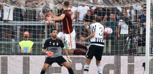 Edin Dzeko erzielte den zweiten Treffer für die Roma Edin Dzeko