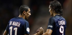 Edinson Cavani erzielte gegen den AS Monaco einen Doppelpack Edinson Cavani