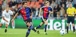 Glich für Basel zum 1:1 aus: Matias Delgado FC Basel, Maccabi Tel Aviv