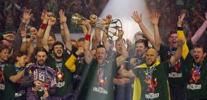 Die Füchse Berlin holten sich in der vergangenen Saison den EHF-Pokal Füchse Berlin