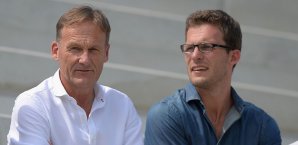 Hans-Joachim Watzke (l.) haut mal wieder eine Ansage raus Hans-Joachim Watzke