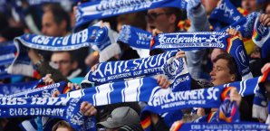Die KSC-Fans bewiesen sich als friedlich Karlsruher SC