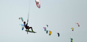 Die Kitesurfer gehen zum zehnten Mal an den Start Kitesurfer