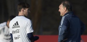 Leo Messi spielt unter Tata Martino für Argentinien Leo Messi, Tata Martino