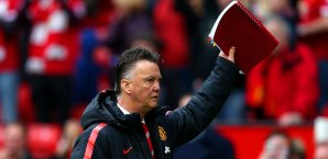 Van Gaal trainiert seit 2014 die Red Devils Louis van Gaal