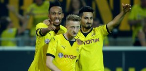 Marco Reus (M.) und Co. waren eine Nummer zu groß für Wolfsberg Marco Reus, BVB