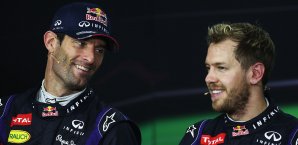 Mark Webber und Sebastian Vettel waren Teamkollegen bei Red Bull Mark Webber, Sebastian Vettel