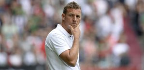 Markus Weinzierl war mit der Schiedsrichterleistung unzufrieden Markus Weinzierl