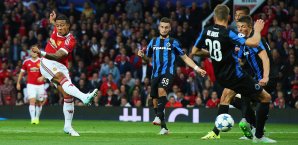 2 Tore, 1 Assist: Memphis Depay (l.) war der beste Mann im Theatre of Dreams Memphis Depay