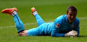 Michael Rensing und Fortuna Düsseldorf hatten gegen den SC Paderborn das Nachsehen Michael Rensing