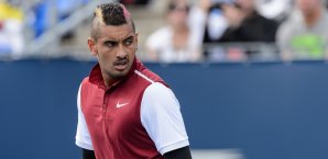 Nick Kyrgios zeigte sich gegen Wawrinka wieder von seiner schlechten Seite Nick Kyrgios