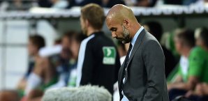 Pep Guardiola ging beim Supercup wieder als Verlierer vom Platz Pep Guardiola