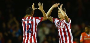 Philipp Wollscheid hat mit Stoke City im Elfmeterschießen gewonnen Philipp Wollscheid