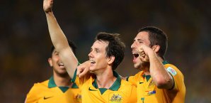 Robbie Kruse und Matthew Leckie spielen für Australien Robbie Kruse, Matthew Leckie