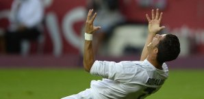 Für Ronaldo und die Madrilenen lief der 1. Spieltag nicht gerade nach Wunsch Ronaldo
