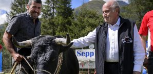 Sepp Blatter befand sich am Wochenende in seiner Schweizer Heimat Sepp Blatter