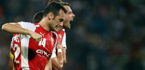 Das Führungstor der Albaner war am Ende zu wenig Skenderbeu Korce, Dinamo Zagreb
