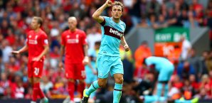 West Ham United stürmte die Anfield Road am heutigen Nachmittag West Ham United