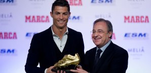 Florentino Perez wird seinen Weltfußballer nicht ohne Weiteres ziehen lassen CR7