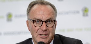 Karl-Heinz Rummenigge war nicht zufrieden Karl-Heinz Rummenigge