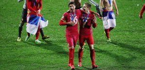 Marko Grujic (l.) wurde mit Serbien im Sommer U20-Weltmeister Marko Grujic