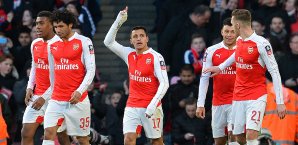 Alexis Sanchez besorgte den Siegtreffer für die Gunners Alexis Sanchez