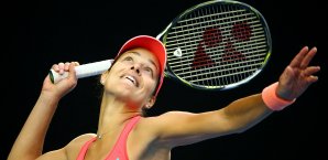 Ana Ivanovic schlägt derzeit bei den Australian Open auf Ana Ivanovic