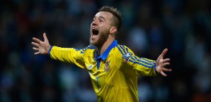 Andriy Yarmolenko erzielte gegen Wales das goldene Tor Andriy Yarmolenko