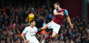 Ex-Liverpool-Spieler Andy Carroll traf zum 2:0 Andy Carroll