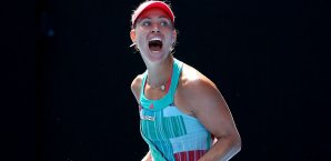 Kerber setzte sich im Halbfinale gegen die Britin Konta durch Angelique Kerber