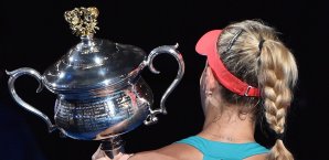 Angelique Kerber gewann das Finale der Australian Open gegen Serena Williams Angelique Kerber