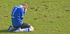 Der alte Rasen brachte so manchen Spieler zur Verzweiflung Arminia Bielefeld