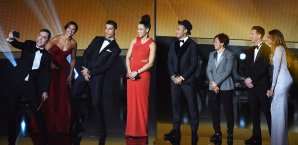 Das obligatorische Selfie durfte auch bei der Ballon d'Or-Gala nicht fehlen Ballon d'Or