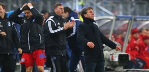 Bruno Labbadia ist mehr als genervt von der Art und Weise der Niederlage seines Hamburger SV Bruno Labbadia