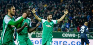 Claudio Pizarro sorgte am Ende noch für ein Remis gegen Hertha Claudio Pizarro