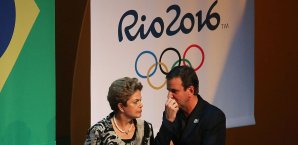 Dilma Roussef ist vor Olympia wegen des Virus besorgt Dilma Roussef