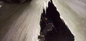 Janez Svoljsak und Petra Klingler haben im Rahmen ihren ersten Eiskletter-Europameistertitel gewonnen Eisklettern, Janez Svoljsak, Petra Klingler