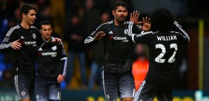 Diego Costa traf zum 3:0 für die Blues FC Chelsea