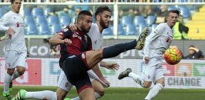 Die Fiorentina tat sich in Genua extrem schwer und spielte nur Remis Fiorentina
