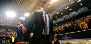 Gary Neville übernahm im Dezember beim FC Valencia Gary Neville
