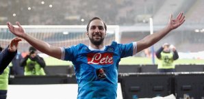 Gonzalo Higuain befindet sich bei Napoli derzeit in bestechender Form Gonzalo Higuain