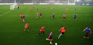 Der junge Bakery Jatta überzeugte beim Training der Hamburger Hamburger SV