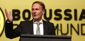 Hans-Joachim Watzke will jede Wette eingehen, dass Bayern Meister wird Hans-Joachim Watzke
