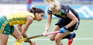 Die deutschen Damen hatten gegen Australien einen echten Härtetest Hockey