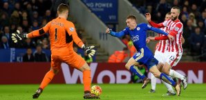 Jamie Vardy konnte seine Torflaute beenden Jamie Vardy