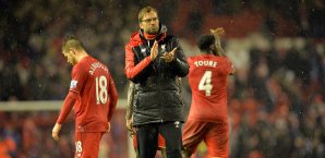 Jürgen Klopp feierte mit Liverpool einen Last-Minute-Punkt gegen Tabellenführer Arsenal Jürgen Klopp