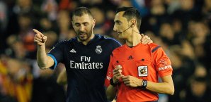 Karim Benzema war gegen den FC Valencia der Führungstreffer gelungen Karim Benzema