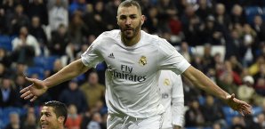 Wird Karim Benzema auch gegen Gijon zum Torjubel ansetzen? Karim Benzema