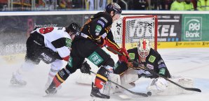 Die Kölner Haie konnten das Derby gegen den Favorit aus Düsseldorf gewinnen Kölner Haie