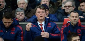 Gegen Sheffield United verließen einige Fans frühzeitig das Stadion Louis van Gaal